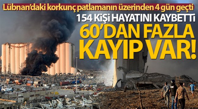 Lübnan’da 60’tan fazla kayıp var