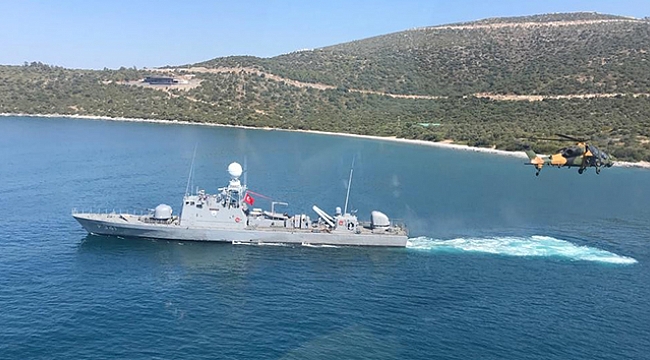 MSB duyurdu! Ege ve Akdeniz'de müşterek eğitimler icra edildi.