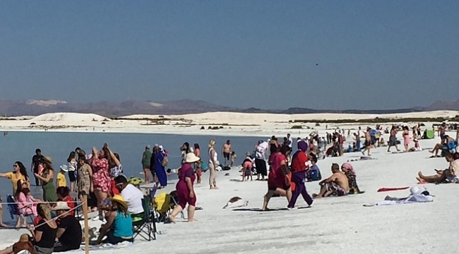Salda Gölü&#039;nde ziyaretçi kısıtlaması planı devrede.