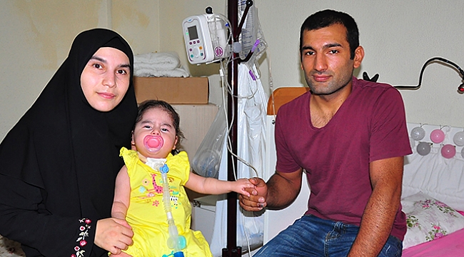 SMA hastası Rümeysa bebek iyileşmek için yardım bekliyor.