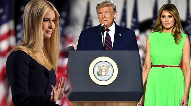 Trump için tarihi güne başrolde kızı ve karısının olduğu 5 saniyelik video damga vurdu.