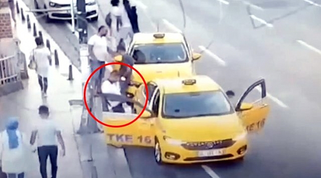 Turistin 500 dolarını &#039;tırnakçılık&#039; yöntemiyle çalan taksici kameralardan yakalandı.