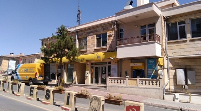 Ürgüp'te PTT şubesi karantinaya alındı.