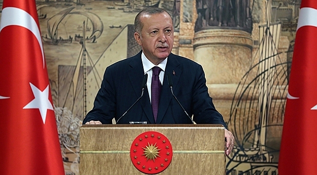 Cumhurbaşkanı Erdoğan: 'Akdeniz ve Ege'de korsanlığa, haydutluğa asla eyvallah etmeyiz'.