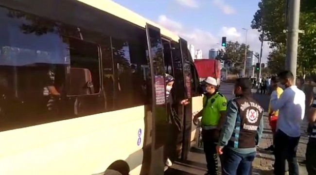 Esenyurt'ta yine aynı manzara, 12 yerine 35 yolcu çıktı.