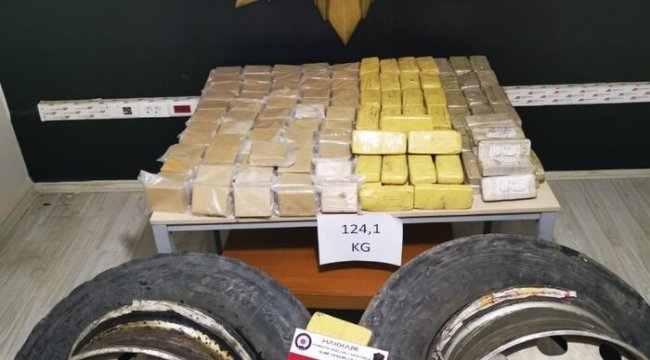 Hakkari’de 153 kilo 300 gram eroin ele geçirildi