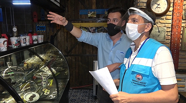 Korona virüs denetimleri gece yarısına kadar sürüyor: Her yer tek tek kontrol ediliyor.