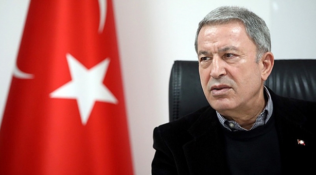 Milli Savunma Bakanı Hulusi Akar'dan Doğu Akdeniz'de mesajı.i