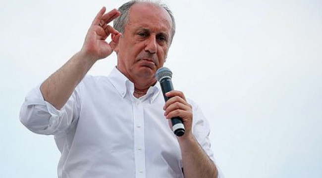 Muharrem İnce hedefini ve gideceği yerleri açıkladı.