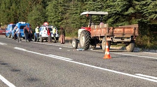 Rüzgarda uçan şapkasını yakalamak isterken traktörden düşüp öldü.
