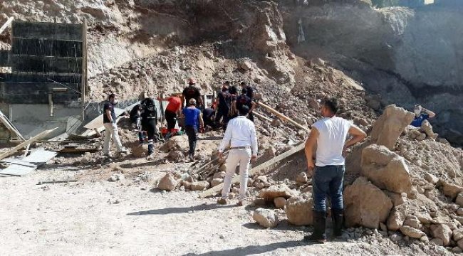 Kahramanmaraş&#039;ta inşaatta göçük: 2 ölü