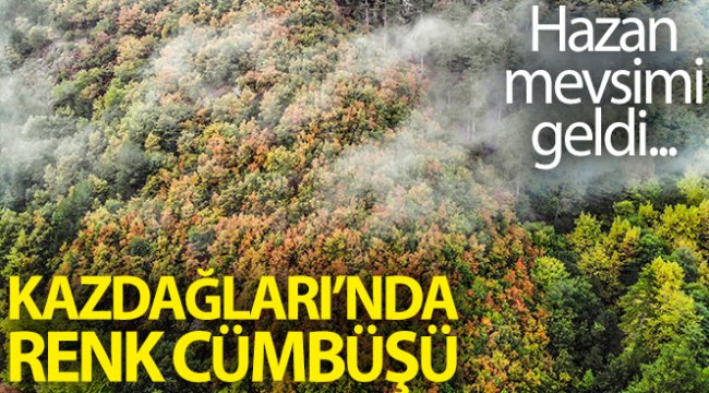 Kazdağları’nda hazan mevsimi