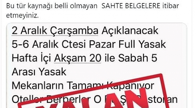 Emniyet Genel Müdürlüğü'nden 'Sahte genelge' açıklaması