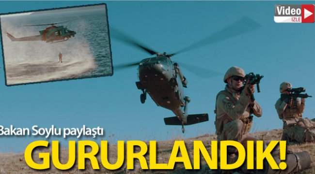 Bakan Soylu’dan izleyenleri gururlandıran paylaşım