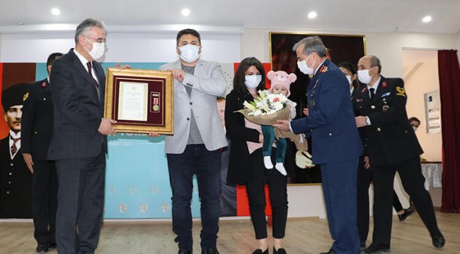 Eskişehir&#039;de 6 gaziye &#039;Devlet Övünç Madalyası&#039; verildi