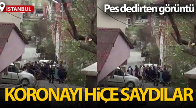 İstanbul’da pes dedirten görüntü: Korona tedbirlerini hiçe sayıp yol ortasında halay çektiler
