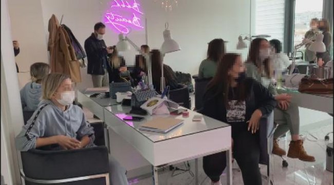 Lüks rezidanstaki kaçak estetik merkezine baskın