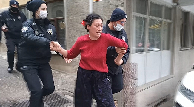Mahalleyi uçurmakla tehdit etmişti...Şimdi de tırpanla saldırdı.