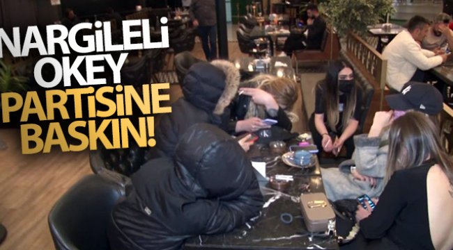 Ataşehir'de nargileli okey partisine polis baskını