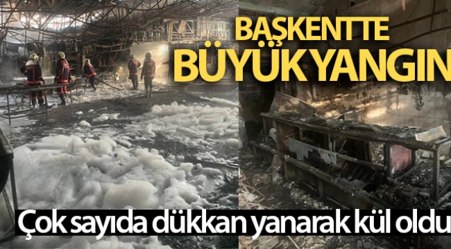Başkent'te yangın!