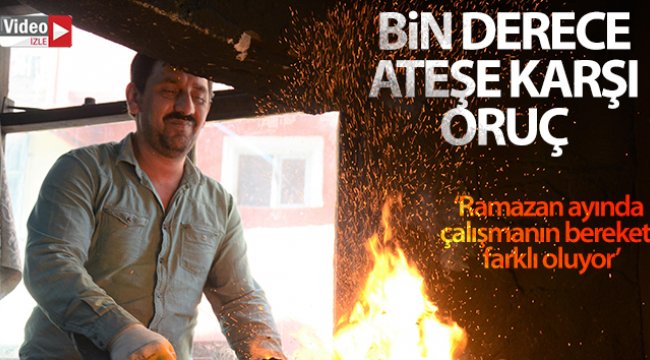 Bin derecelik ateşe karşı oruç