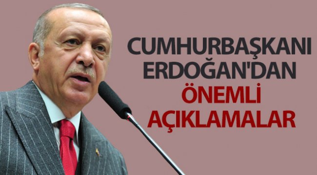 Cumhurbaşkanı Erdoğan Kabine Toplantısı sonrası açıklamalarda bulundu