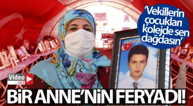 Evlat nöbetindeki annenin feryadı yürek dağladı