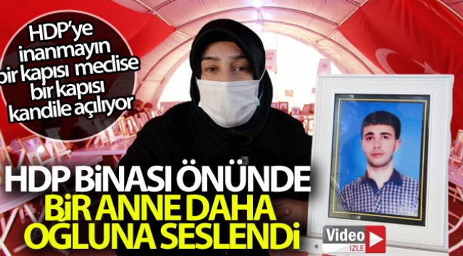 Evlat nöbetindeki annenin feryadı yürek dağladı