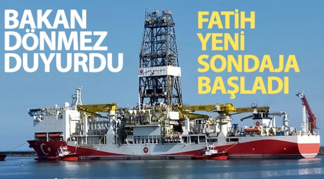 Fatih Sondaj Gemisi, Amasra-1 kuyusunda yeni sondaja başladı