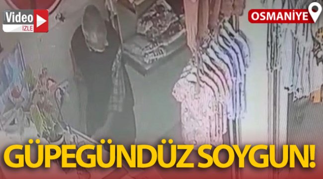 Güpegündüz geldi kasayı soyup gitti