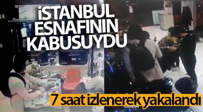 İstanbul’da “esnafın kabusu” Cezayirli telefon hırsızı yakalandı