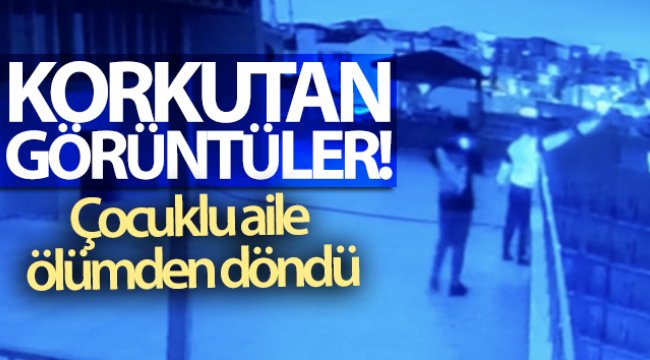 İstanbul’da evinde uyuyan çocuklu aile ölümden döndü