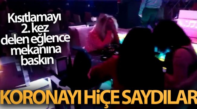 Konya’da kısıtlamayı 2. kez delen eğlence mekanına baskın