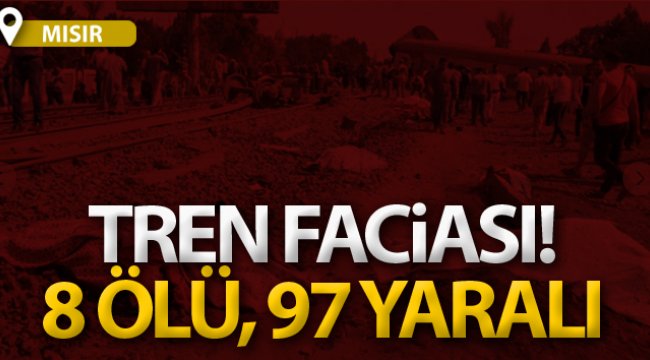 Mısır'da tren raydan çıktı: 8 ölü, 97 yaralı