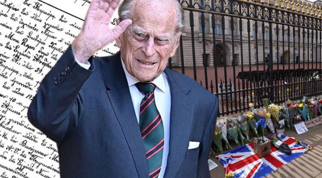 Prens Philip’in doğum belgesi yaklaşık bir asır sonra gün yüzüne çıktı