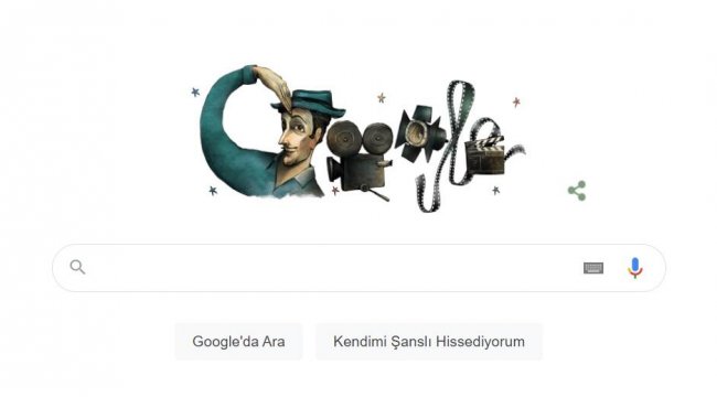 Sadri Alışık kimdir, nereli, neden öldü? Sadri Alışık Google'a doodle oldu
