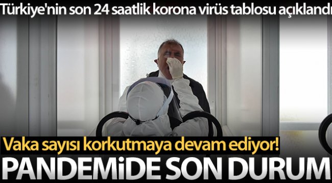 Son 24 saatte korona virüsten 346 kişi hayatını kaybetti