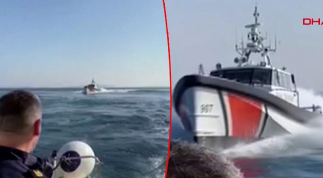 Son dakika... Yunan gemisine Türk Sahil Güvenliği'nden müdahale