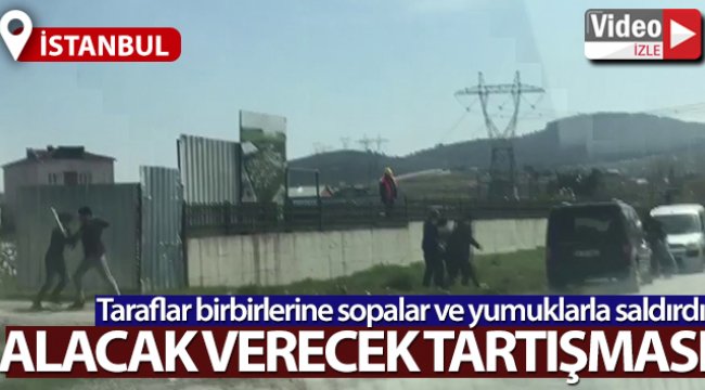 Sultanbeyli’de şantiyede sopalı yumruklu kavga