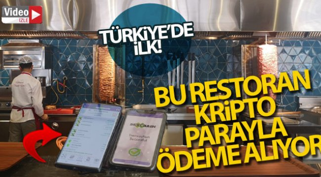 Ümraniye’de bir restoranda kripto parayla ödeme dönemi başladı