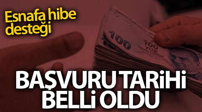 Bakan Muş açıkladı! Esnafa hibe başvurusu 25 Mayıs'ta başlıyor.