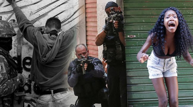 Brezilya'da en kanlı baskın! İnanılmaz görüntüler...