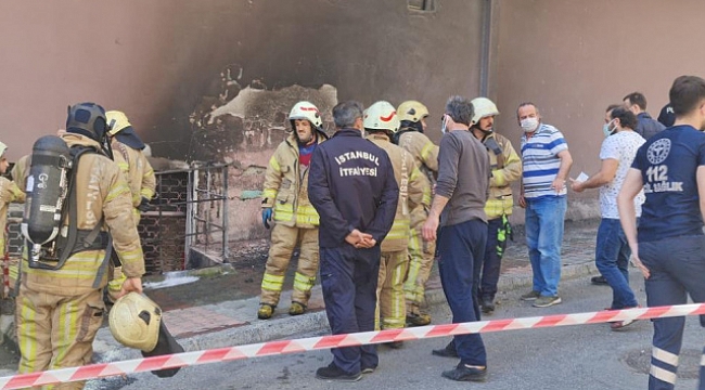 Esenler'de depoda çıkan yangın korkuttu