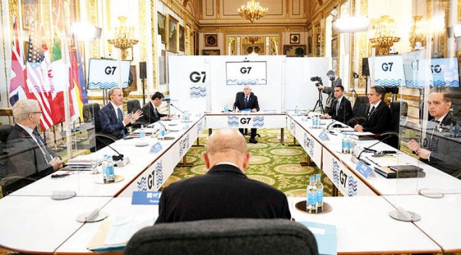 G-7 paravanlar arkasında buluştu
