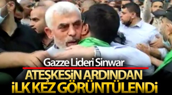 Hamas’ın Gazze Lideri Sinwar ateşkesin ardından ilk kez görüntülendi
