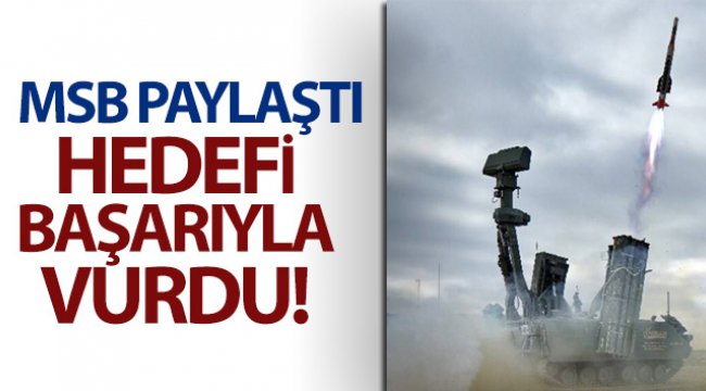 HİSAR A+, yüksek hızlı hedef uçağı başarıyla imha etti