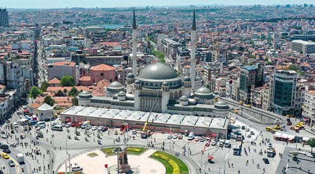 Taksim'de bugün açılacak cami birçok yeniliği barındırıyor