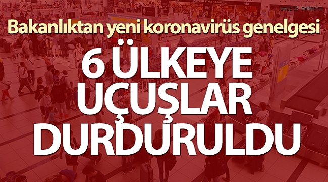 Bakanlıktan 'Ülkeye Giriş Tedbirleri' konulu genelge!.