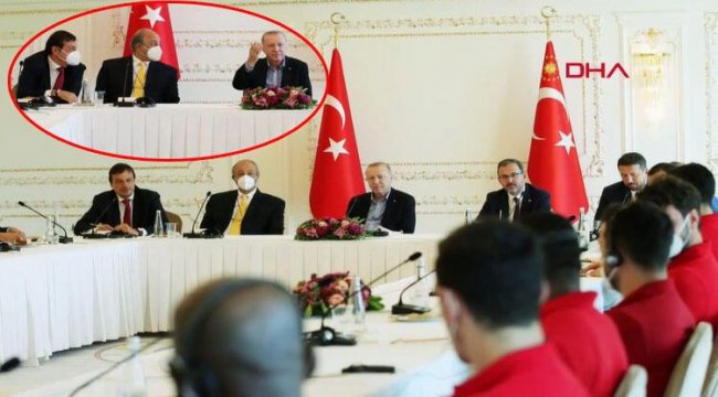 Cumhurbaşkanı Erdoğan, Euroleague ve Basketbol Süper Ligi şampiyonu Anadolu Efes'i kabul etti