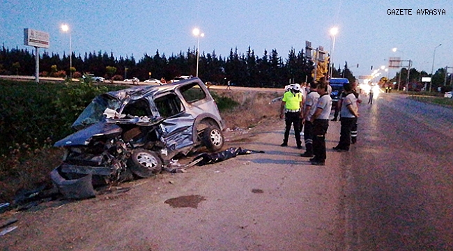 Hatay'da trafik kazası: 2 ölü, 5 yaralı